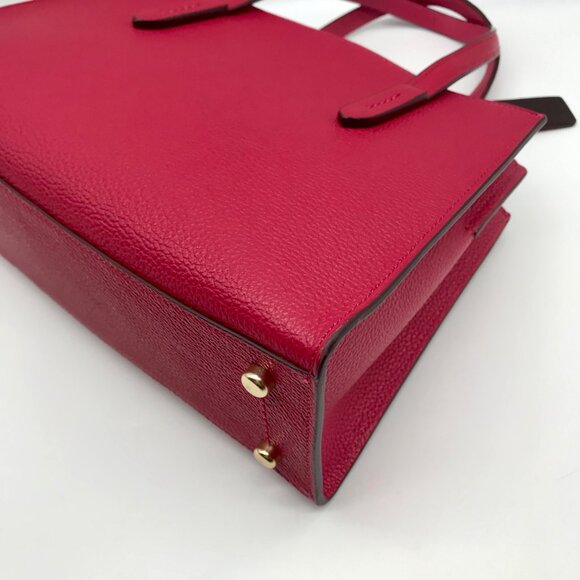 Coach Pebbled Leather Charlie 28 Carryall Satchel In Colorblock 69446 - Picture 7 of 12